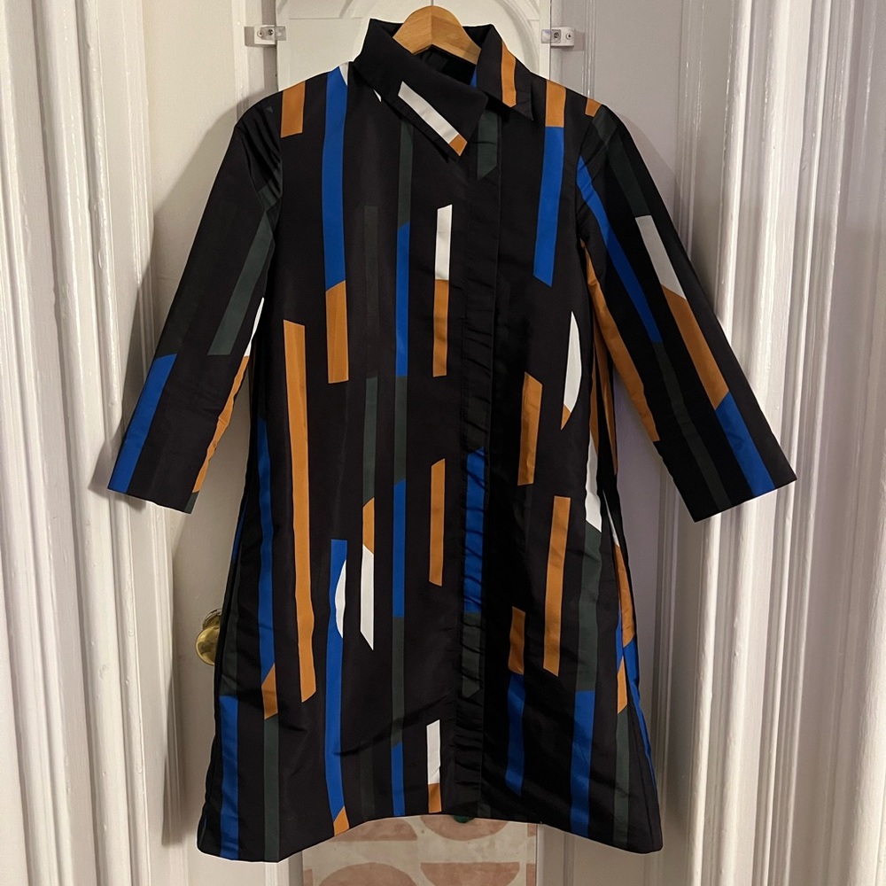 COS Multicolor Striped Button Down Dress